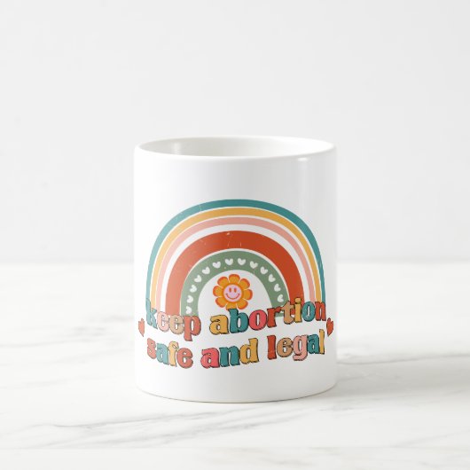 Houd abortus veilig en legaal koffiemok (Center)