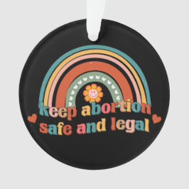 Houd abortus veilig en legaal ornament