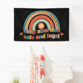 Houd abortus veilig en legaal spandoek (Insitu)