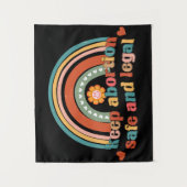 Houd abortus veilig en legaal wandkleed (Voorkant)