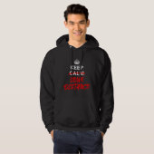 Houd Afstand Hoodie (Voorkant volledig)