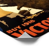 Houd alle Canadezen bezig - Beaver WW1 Propaganda Poster (Hoek)