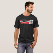 Houd altijd een positieve mindset t-shirt (Voorkant volledig)