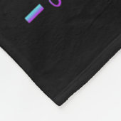 Houd altijd positieve zelfmoordpreventie bewustzij fleece deken (Hoek)