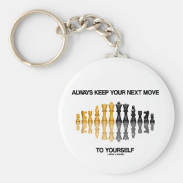 Houd altijd uw volgende stap naar uw eigen Humor Sleutelhanger