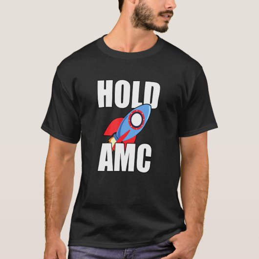 Houd AMC Stock Apes naar de maan Short Squeeze T-shirt (Voorkant)