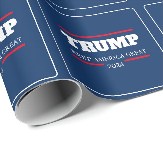 Houd Amerika groot 2024 stemming Cadeaupapier (Rol Hoek)