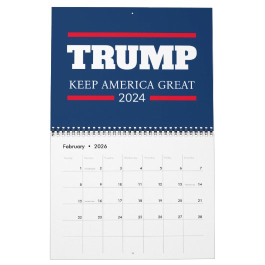 Houd Amerika groot 2024 stemming Kalender (Feb 2026)