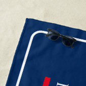 Houd Amerika groot 2024 stemming Strandlaken (In situ)