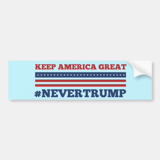 Houd Amerika groot #NeverTrump Bumpersticker