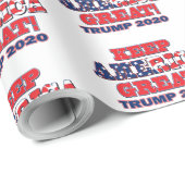 Houd Amerika Groot Trump 2020 Cadeaupapier (Rol Hoek)