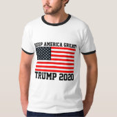 HOUD AMERIKA GROOT! TRUMP 2020 T-Shirts (Voorkant)