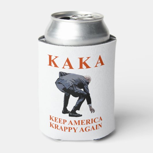 Houd Amerika Krappy weer buigen over Blikjeskoeler (Blikje Voorkant)