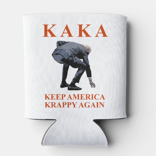 Houd Amerika Krappy weer buigen over Blikjeskoeler (Achterkant)