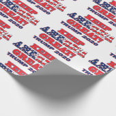 Houd Amerika weer geweldig Trump 2020 Cadeaupapier (Hoek)