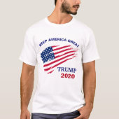 Houd Amerika weer geweldig Trump Moderne grafische T-shirt (Voorkant)