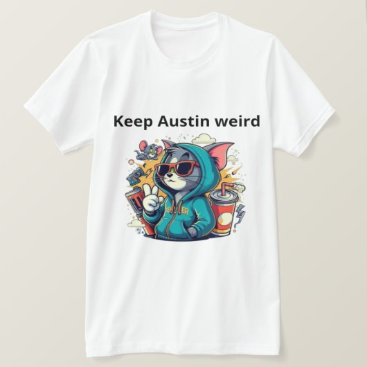 Houd Austin raar T-shirt (Design voorkant)