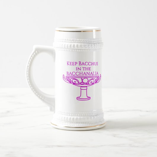 Houd Bacchus in de Bacchanalia mok (Links)