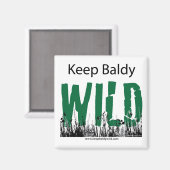 Houd baldy wild magneet (Voorkant / Achterkant)