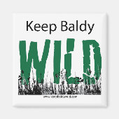 Houd baldy wild magneet (Voorkant)