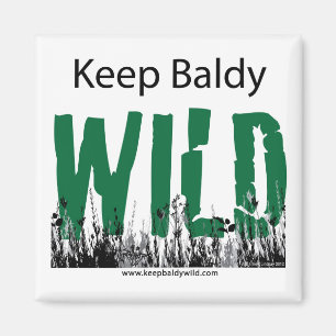 Houd baldy wild magneet