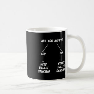 Houd Ballet Dancing Danser Ballerina Mannen Wom Koffiemok