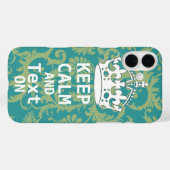 HOUD BEREKENING EN Tekst OP verandering blauwgroen Case-Mate iPhone Case (Achterkant (horizontaal))