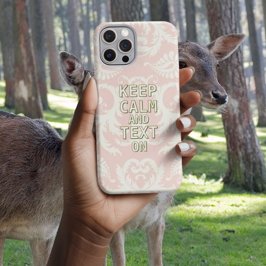 HOUD BEREKENING EN Tekst OP verandering blauwgroen Case-Mate iPhone Case