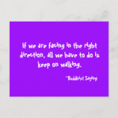 Houd bij het Lopen van Briefkaart (Voorkant)