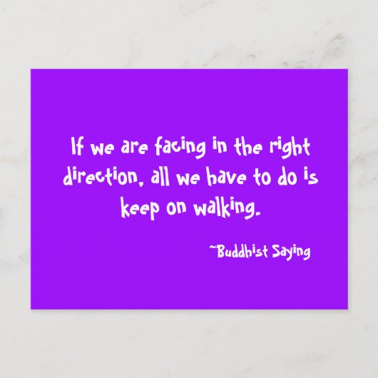 Houd bij het Lopen van Briefkaart (Voorkant)