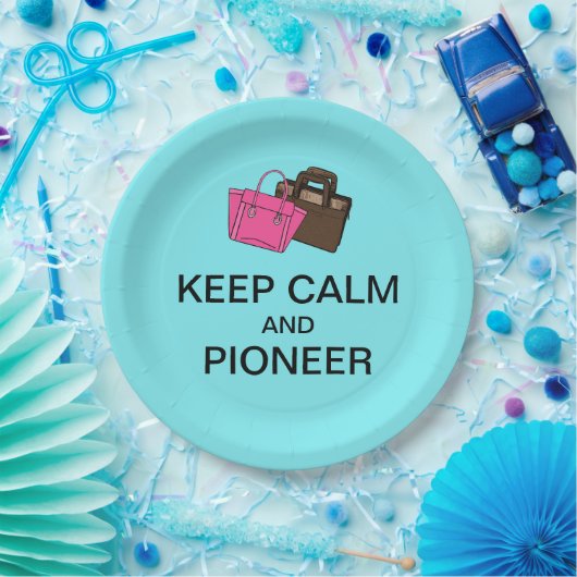 HOUD BORDEN KALM EN PIONEER PAPIER PAPIEREN BORDJE (Feest)