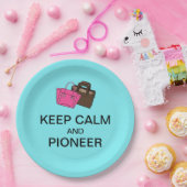 HOUD BORDEN KALM EN PIONEER PAPIER PAPIEREN BORDJE (Feest)