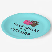 HOUD BORDEN KALM EN PIONEER PAPIER PAPIEREN BORDJE (Gekanteld)