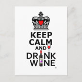 Houd Cakm en Drink Briefkaart (Voorkant)