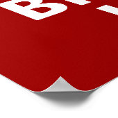 Houd Calm Brew op britse humor Gigantic Poster (Hoek)