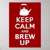 Houd Calm Brew op britse humor Gigantic Poster (Voorkant)