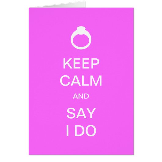 Houd Calm Bridal (Voorkant)