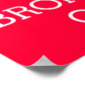 HOUD CALM Brompton poster fiets (Hoek)