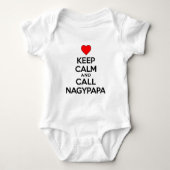 Houd Calm Call Nagypapa Romper (Voorkant)