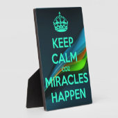 HOUD CALM COZ MIRACLES GEBEUREN FOTOPLAAT (Zijkant)