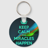 HOUD CALM COZ MIRACLES GEBEUREN SLEUTELHANGER (Voorkant)