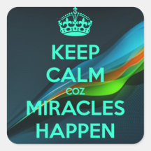 HOUD CALM COZ MIRACLES GEBEUREN