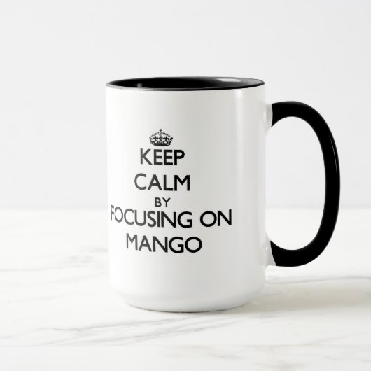 Houd Calm door zich op Mango te concentreren Mok (Rechts)