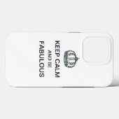 "HOUD CALM EN BEN FABULOUS! Case-Mate iPhone CASE (Achterkant (horizontaal))
