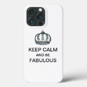 "HOUD CALM EN BEN FABULOUS! Case-Mate iPhone CASE (Achterkant)