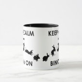 Houd Calm en Binky op Mok (Midden)