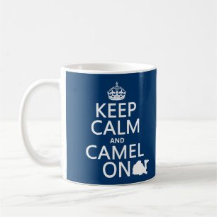 Houd Calm en Camel aan (alle kleuren) Koffiemok