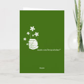 Houd Calm en Caravan aan (aanpasbare kleuren) Kaart (Achterkant)