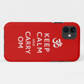 Houd Calm en Carry Om iPhone 5 Hoesje (Achterkant (horizontaal))