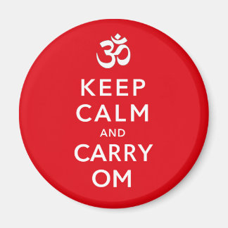 Houd Calm en Carry Om Motivatie Morale Magneet